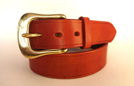 Leather Belt - Bespoke made to measure