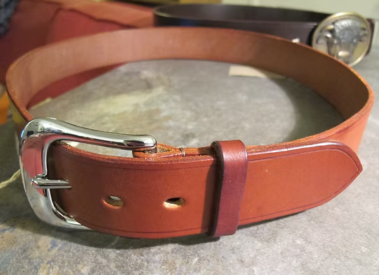 Leather Belt - Bespoke made to measure